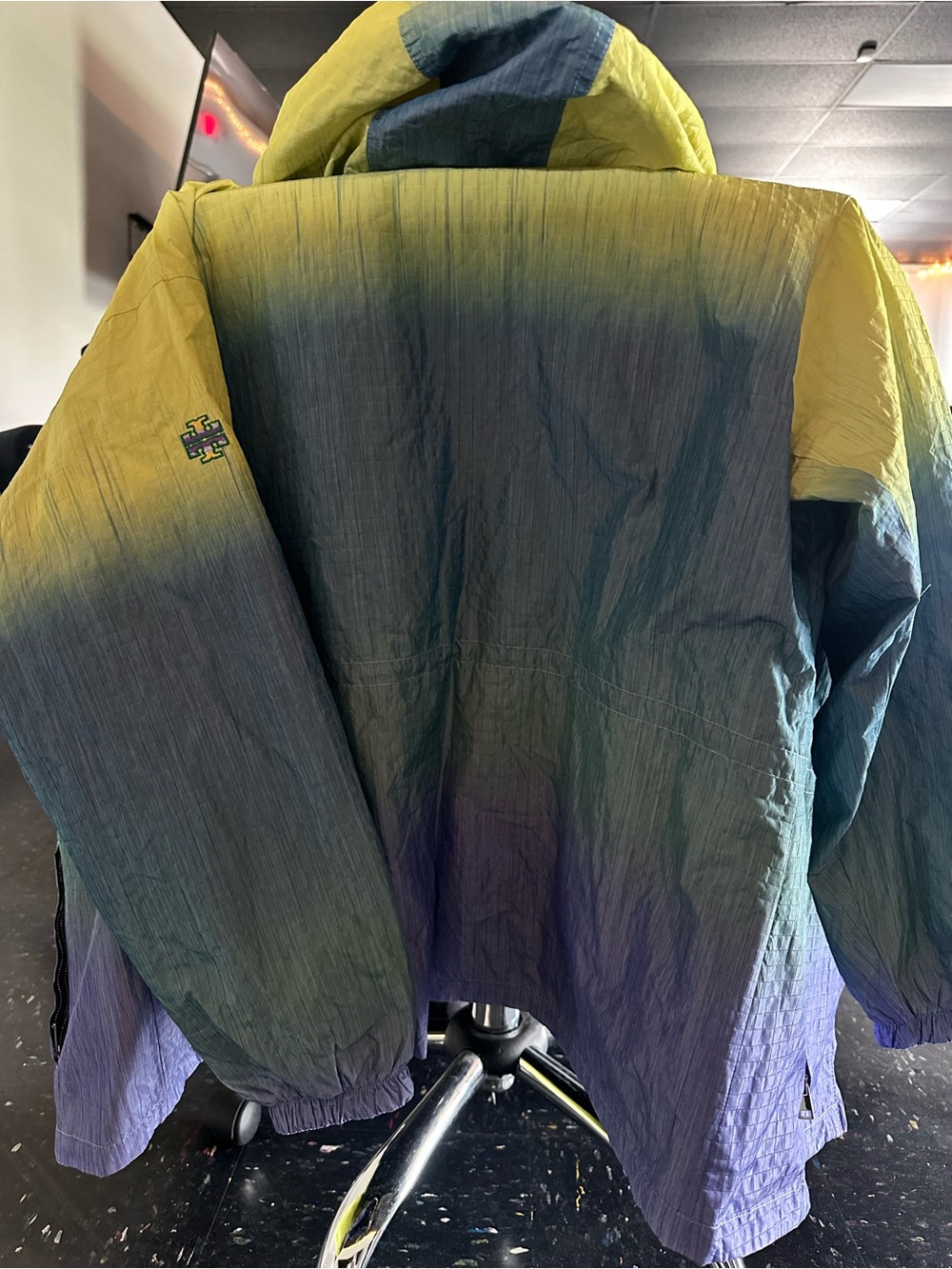 Tory Burch Ripstop Gradient Anorak Windbreaker - Picture 8 of 11
